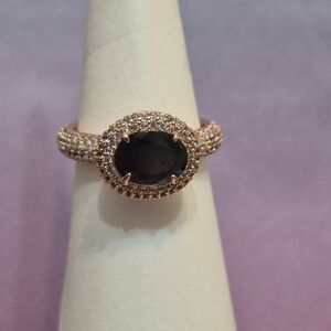BP Elegant Black and Gold Ring